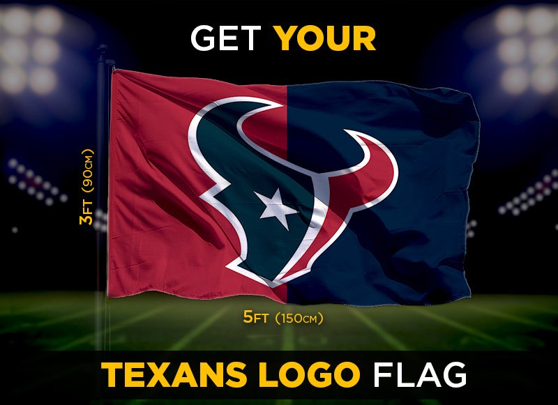Texans Logo Flag | Football Fanzone