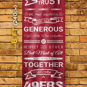 SF49ers Family Banner