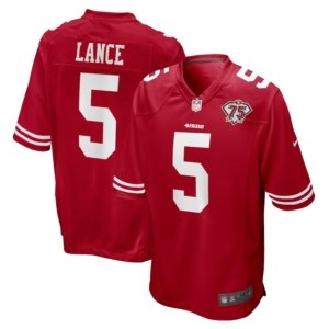 SF49ers Lance 75th Anniversary Jersey