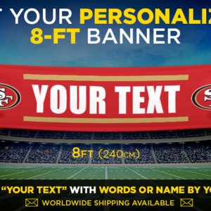 SF49ers Personalized Banner