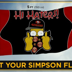 SF49ers Simpson flag