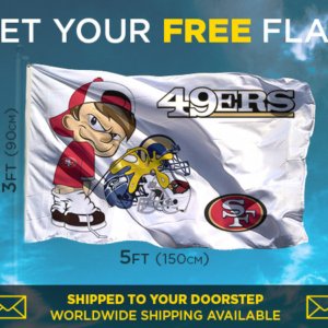 SF49ers Bad Boy Flag