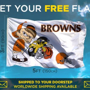 Browns Bad Boy Flag
