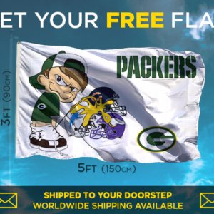 Packers Bad Boy Flag