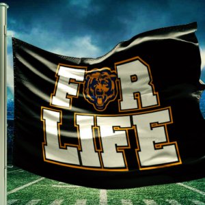 Bears for life flag