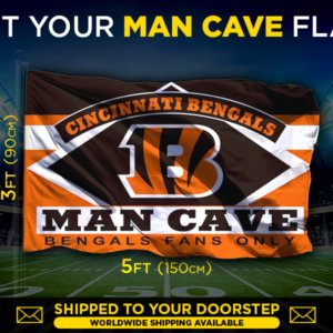 Bengals man cave flag