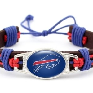 Bills Leather Bracelet