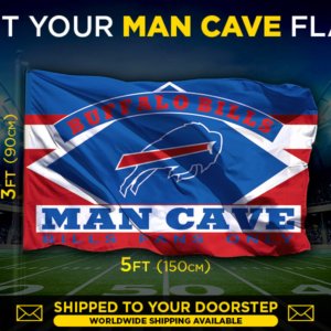 Bills man cave flag