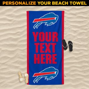 Bills Personalized Beach Towel