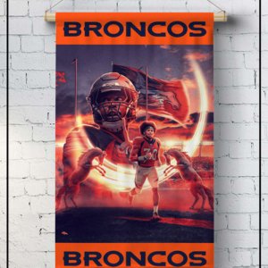 Broncos artwork flag
