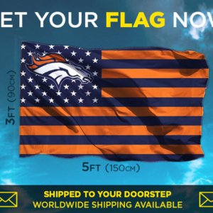 Broncos US Flag