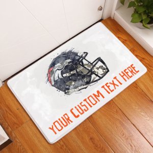 Broncos personalized door mat