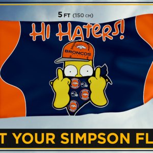 Broncos Simpson flag