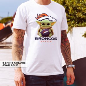 Broncos Baby Yoda T-Shirt
