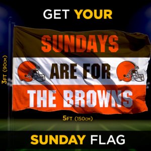 Browns Sunday Flag