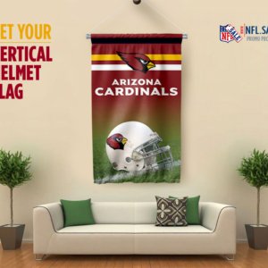 Cardinals vertical helmet flag