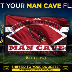 Cardinals man cave flag