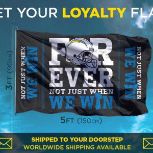 Chargers loyalty flag