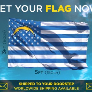 Chargers US Flag