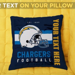 Chargers Personalized Pillow Case