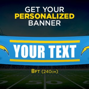 Chargers Personalized Banner