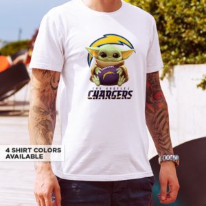 Chargers Baby Yoda T-Shirt