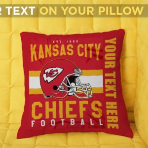 Chiefs Personalized Pillow Case
