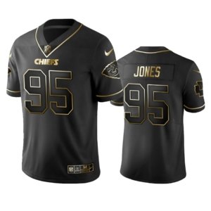 Chiefs Jones Black Golden Jersey