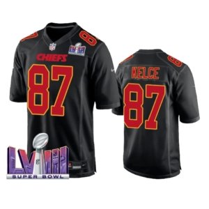 Chiefs Kelce Super Bowl LVIII Jersey