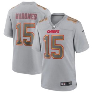 Chiefs Mahomes Gray Atmosphere Jersey