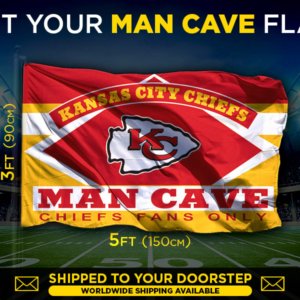 Chiefs Man Cave Flag
