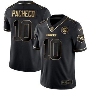 Chiefs Pacheco Black Golden Jersey