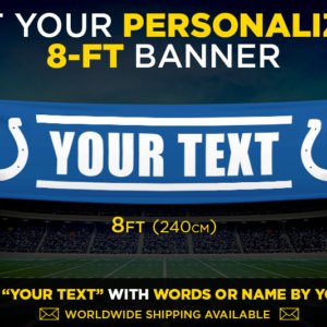 Colts Personalized Banner