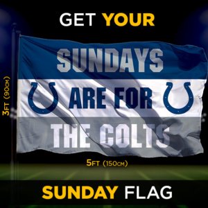 Colts Sunday Flag