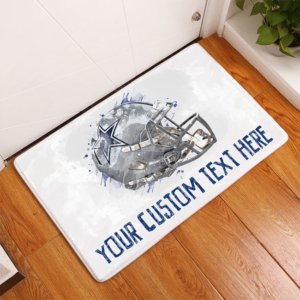 Cowboys personalized door mat