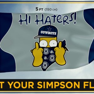 Cowboys Simpson flag