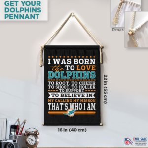 Dolphins believer pennant