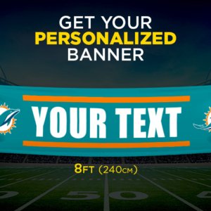 Dolphins Personalized Banner