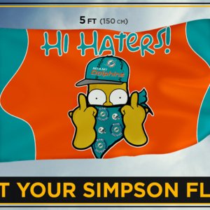 Dolphins Simpson flag