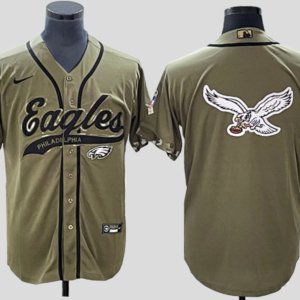 Eagles Army Baseball Style Jersey