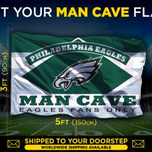 Eagles man cave flag