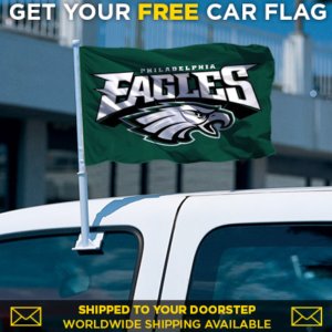 Eagles Car Flag