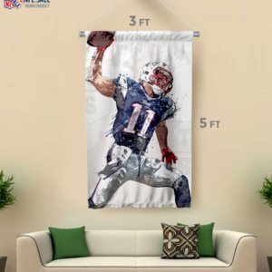 Patriots Julian Edelman Flag