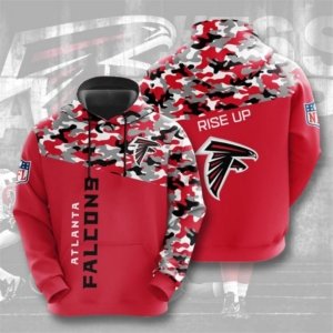 Falcons Camo Colored Hoodie