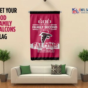 God Family Falcons Flag