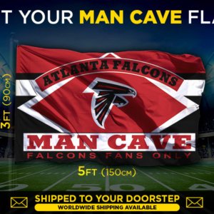 Falcons man cave flag