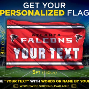 Falcons Custom Flag