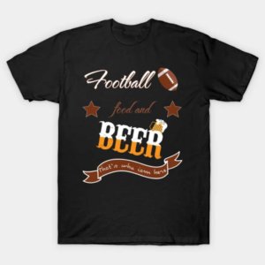 Food and Beer Football T-Shirt (Set of 2)