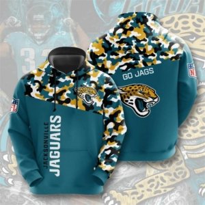Jaguars Camo Colored Hoodie