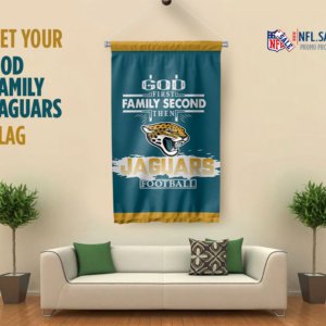 God Family Jaguars Flag